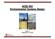 ACEE 434 Environmental Systems Design - Korea University