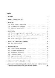 Memoria de actividades dos anos 2006-2010 (pdf) - Departamento ...