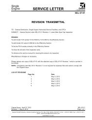 service letter - Cessna