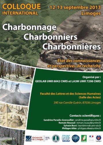 Charbonnage, Charbonniers, Charbonnières - geolab