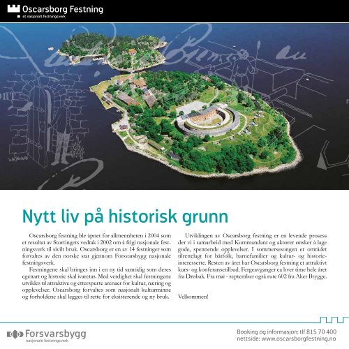 Oscarsborg infobrosjyre 2012.pdf - Forsvarsbygg
