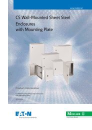 CS Wall-Mounted Sheet Steel Enclosures with Mounting Plate