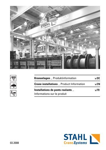 Produktinformation Krantechnik