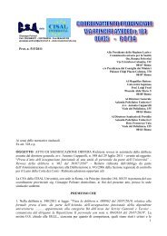 Leggi documento in pdf - Cisal UniversitÃ 