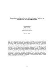 Industriousness: On the Sources of Cross-Industry Variation in ...