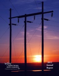 2012 WFEC Annual Report - Western Farmers Electric Cooperative