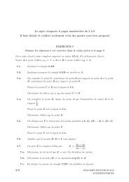 2010, CorrigÃ© GEIPI, Maths - Concours Geipi Polytech