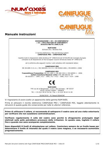 Manuale instruzioni - Num'Axes