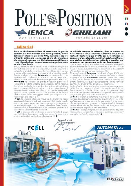 Position 24 POLE POSITION 24 fto A4 ok pdf - Giuliani division of IGMI