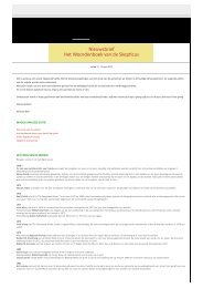 Nieuwsbrief Het Woordenboek van de Skepticus - juni 2012
