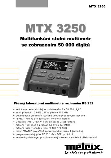 MTX 3250 - TR instruments