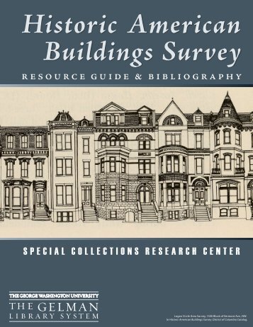 Historic American Buildings Survery for Washington ... - GW Libraries