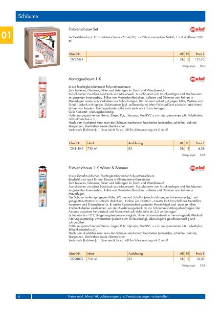 Bauchemie 2013 - Weyland GmbH