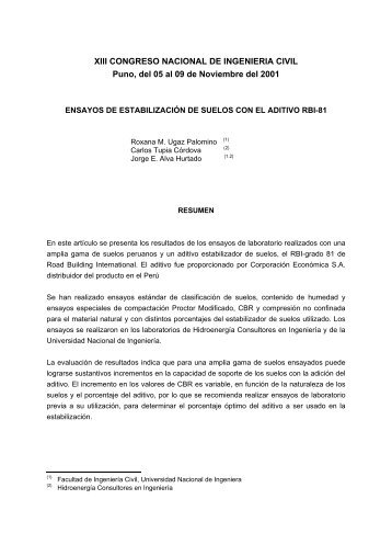 CONGRESO IBERO-LATINOAMERICANO DEL ASFALTO - Cismid ...