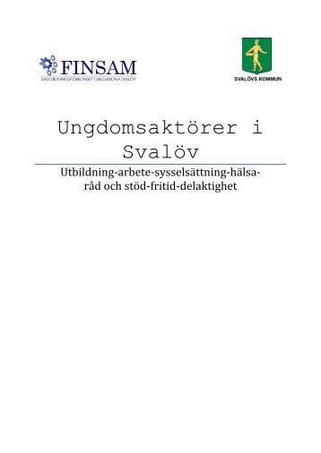 UngdomsaktÃ¶rer i SvalÃ¶v - Landskrona kommun