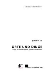 ORTE UND DINGE