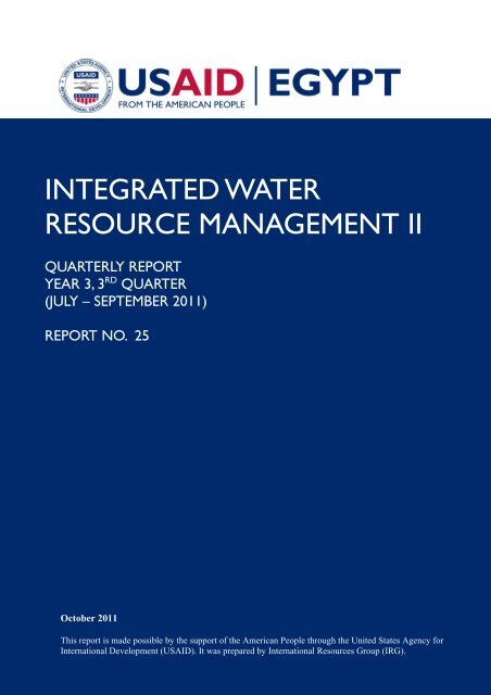 INTEGRATED WATER RESOURCE MANAGEMENT II - LIFE-IWRMII ...