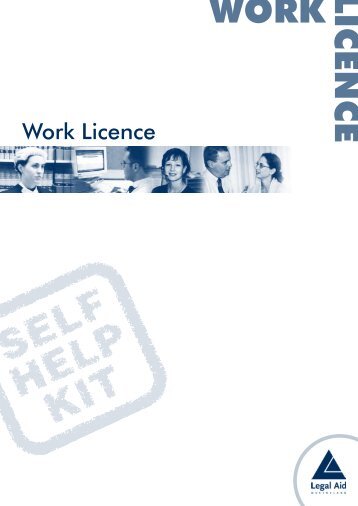 WORK LICENCE - Legal Aid Queensland