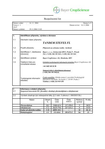 TANDEM STEFES FL - Novum Czech sro