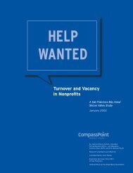 Help Wanted: Turnover and Vacancy in Nonprofits - CompassPoint ...