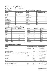 Formelsammlung PV1