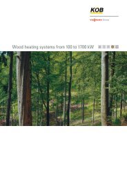 Wood heating systems from 100 to 1700 kW - Viessmann