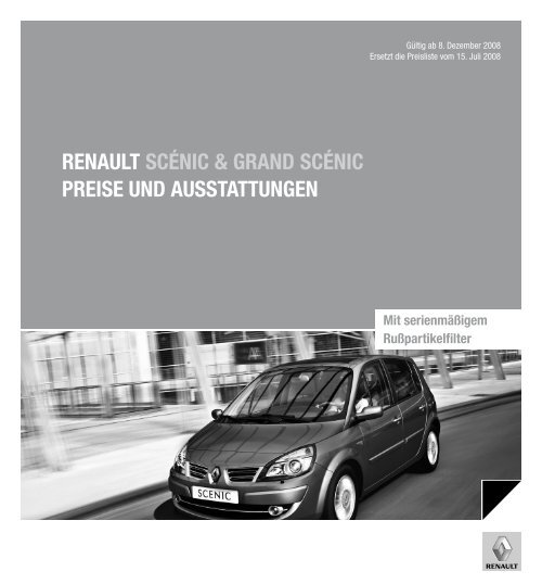 Renault scÉnic & gRand scÉnic PReise und  - Auto Motor und Sport