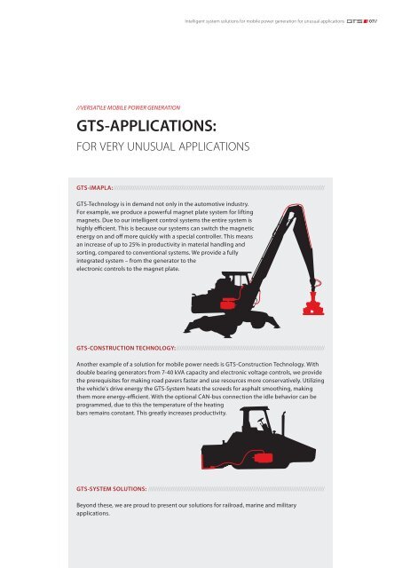 Image brochure (800 KB) - gts generator. technik. systeme.