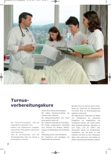 Turnus - Alumni Club Medizinische UniversitÃ¤t Wien