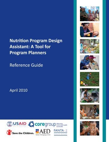 Nutrition Program Design Assistant: A Tool for ... - CORE Group