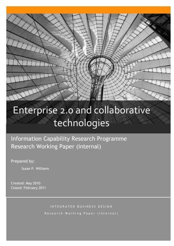 Enterprise 2.0 and collaborative technologies