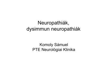 letöltés - PTE KK Neurológiai Klinika