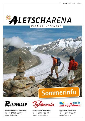 Sommerinfo - Aletsch Arena