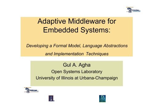 Adaptive Middleware for Embedded Systems: