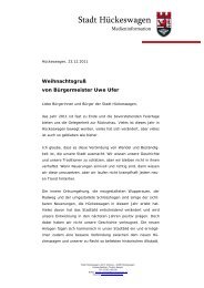 Stadtverwaltung Hückeswagen, Postfach 100262, 42491 - RP Online