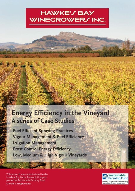 Hawkes Bay Winegrowers Booklet