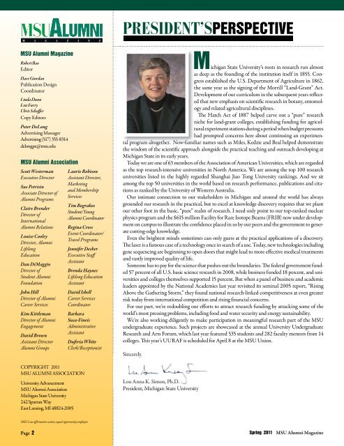 Download - MSU Alumni Association - Michigan State University