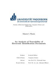 An Analysis of Traceability of Electronic ... - HJP Consulting
