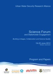 UWSRA Science Forum 2012, Book: Program and Papers - Urban Water ...