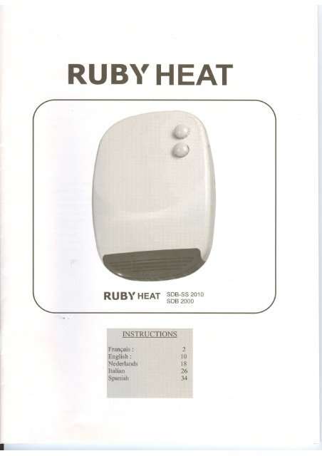 Castorama Chauffage RUBY HEAT