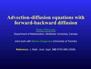 Advection-diffusion equations with forward-backward diffusion