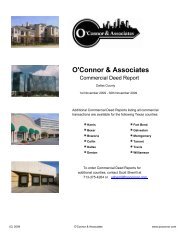 November 2009 - O'Connor & Associates