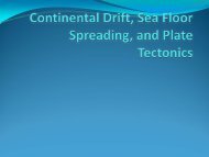 Continental Drift, SFS, and PT