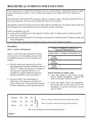 Biochemical evidence for evolution lab 12 answers key Biochemical evidence for evolution lab 12 answers key