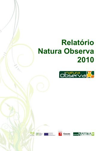 RelatÃ³rio Natura Observa 2010 - CÃ¢mara Municipal de Cascais