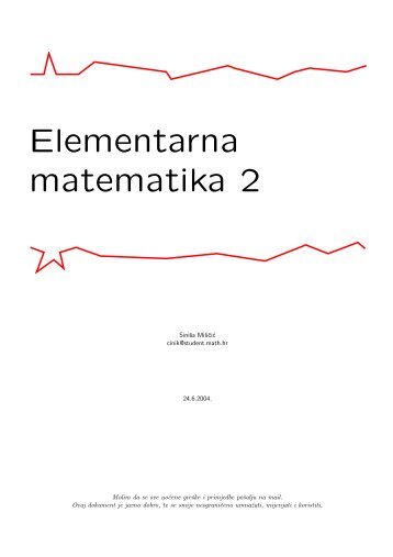 Elementarna matematika 2 - Studentske web stranice