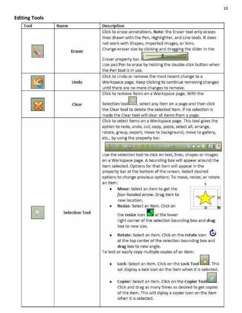 Mobi and Interwrite Workspace Beginners Manual - Crosby ISD