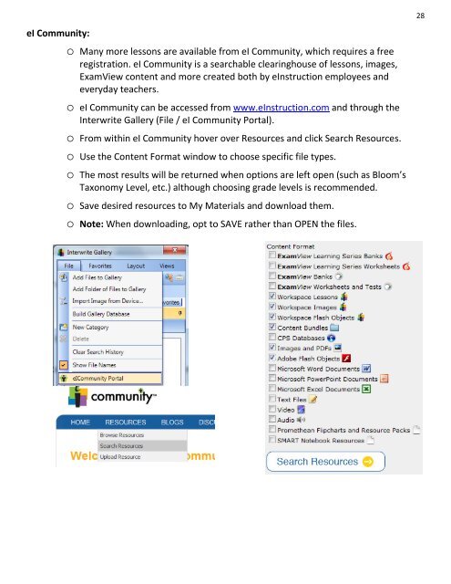 Mobi and Interwrite Workspace Beginners Manual - Crosby ISD