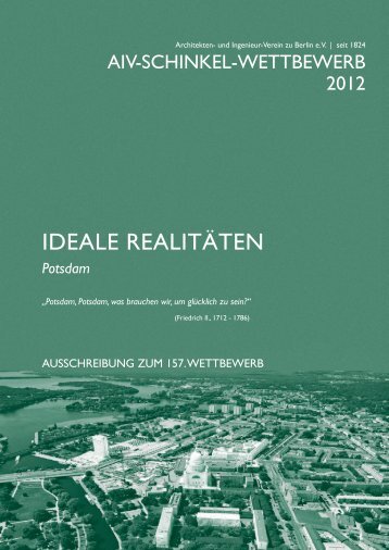 IDEALE REALITÃTEN - Architekten- und Ingenieur-Verein zu Berlin eV