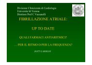 FIBRILLAZIONE ATRIALE: UP TO DATE - Cuorediverona.it